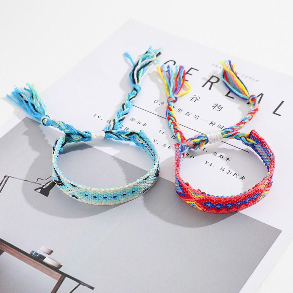 Umladung Böhmisches Armband Verstellbares Nepalesisches Ethnisches Armband Gewebtes Armband Schmuck Geschenk