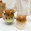 Chubby Coffee High Borosilicate Glass, Household Girls Drink Cold Water Drinks With High Temperature Resistance, Milk Tea Glass Water Cup