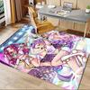 K-pop Charming Anime Girl Chair Mat: Perfect for Home Decor, Office Use, and Gifts - Enhance Your Space with Cute Anime Designs!.1236a