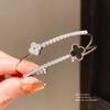 Copper Zircon Flower Double Layer Open Bracelet For Elegant Fashion Accessories