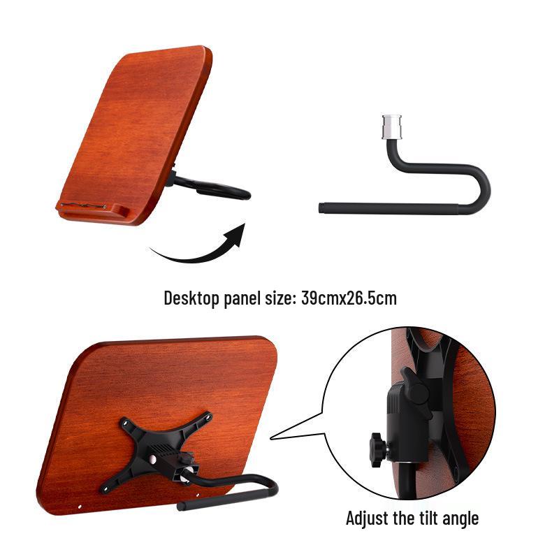 Solid Wood Adjustable Stand for Music Sheets, Books, Laptops, Projectors, and More