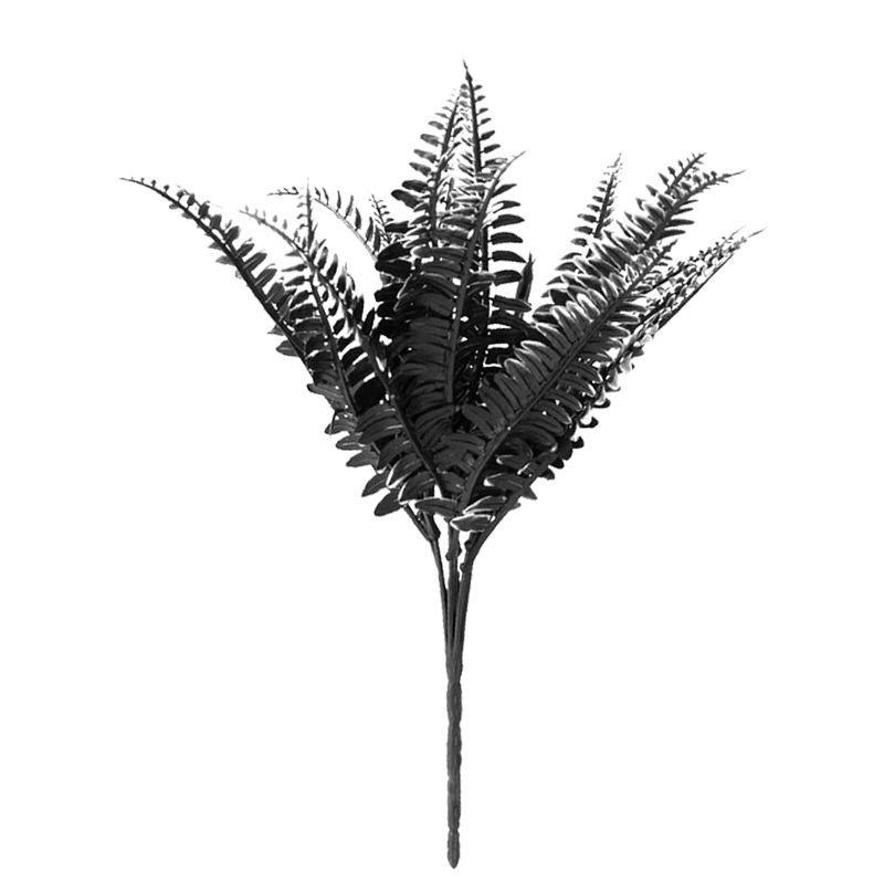 Artificial 7-fork Plastic Persian Grass Autumn-color Artificial Grass Black Plants Persian Ferns Fake Flower Decoration