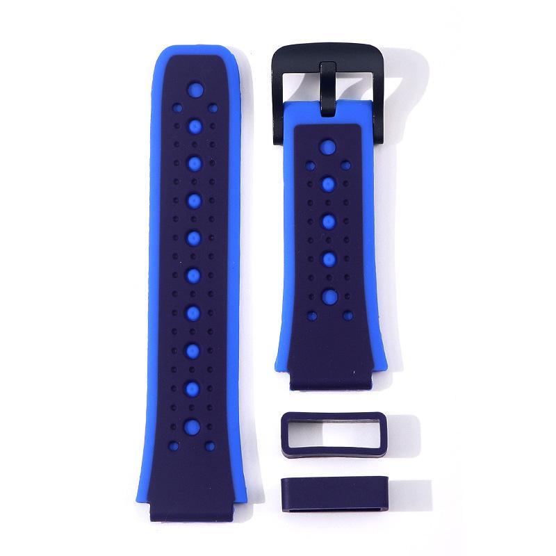 18Mm Universal Kid Smart Sport Watch Band Silicone Strap Adjustable Wristwatch Replacement Strap Waterproof Watch Strap