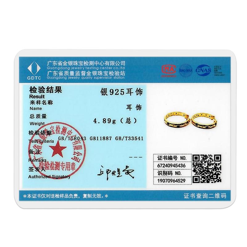 New 925 Sterling Copper Gold Color Hoop Earrings Butterfly Paved CZ Stone Original Golden Earrings For Women Fine Zircon Gift