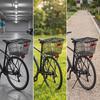 Bike Rear Rack with Basket Long-Lasting for Grocery Shopping, Commuters