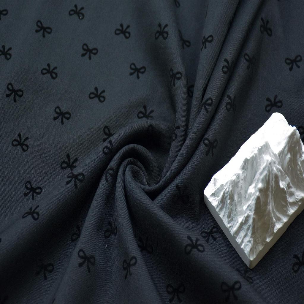 Casual Fashion Women's Fabric: Woven Solid Color Bow Heart Dot & Plum Blossom Flocking for Hair Accessories