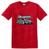 Supra Auto Grafik T-Shirt Cooles Sportwagen Rennsport Design Tee für Auto Liebhaber