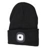 Winter Knitted Hat with Detachable Light Warm USB Rechargeable LED Headlamp Hat for Running Camping Cycling Fishing