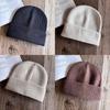 Knitted Beanie Hat For Men Women Warm Winter Fashion Acrylic Earflap Cap For Outdoor Use