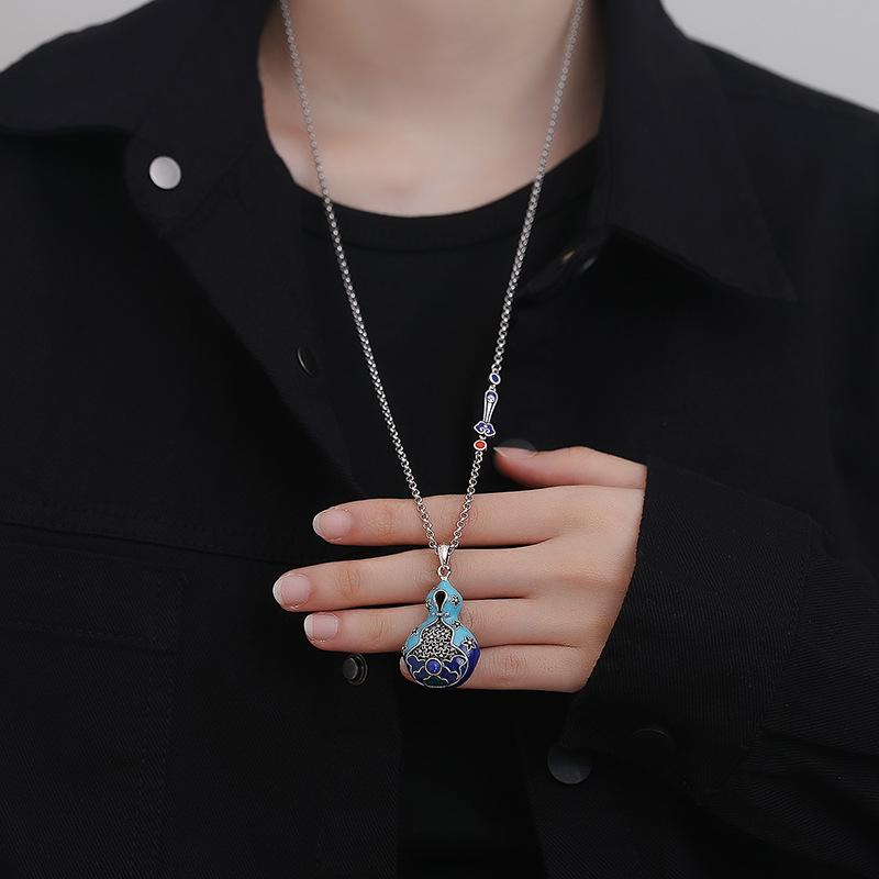 Retro gourd necklace, ethnic style, fashionable and individual