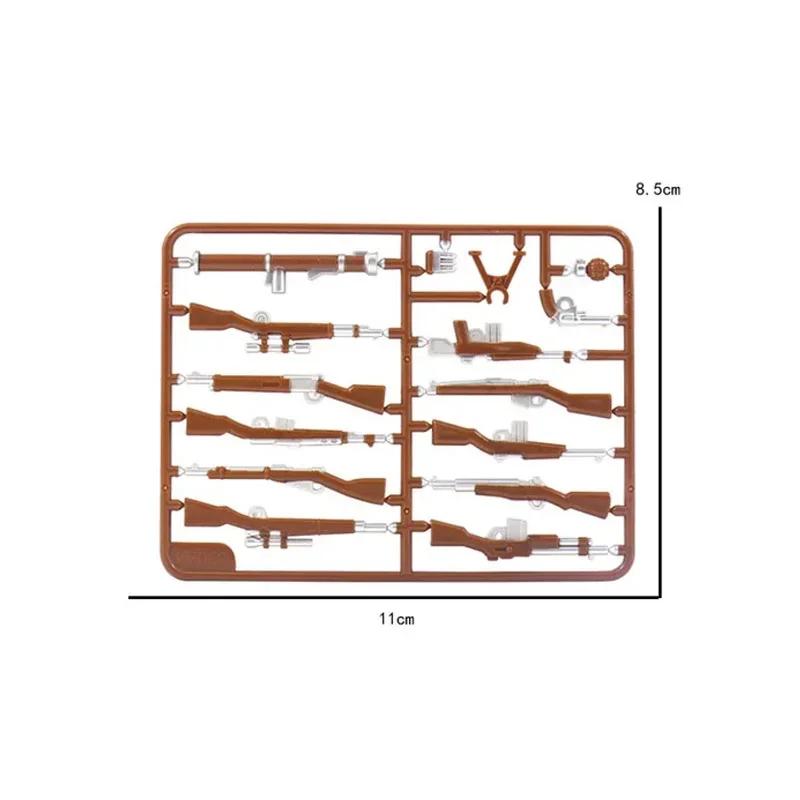 Building Blocks Weapons Accessory Soldier Digital Gift Ninja Sword Mortar Cannon Missile Launcher RPG Toys Mini Brick X006