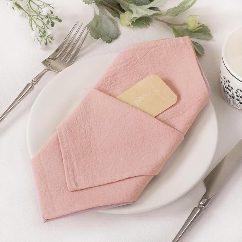 10PCS 30X45CM 100% Cotton Cloth Napkins  Napkin Reusable Weddings Party Baby Shower Christmas Table Decor Retro Napkins Reusable