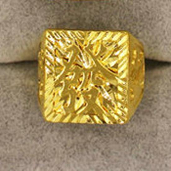 Bague Mantra des Six Caractères Ajustable en Laiton Doré pour Homme: Bijoux inspirés de pièces de monnaie européennes