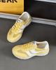 Leather mesh breathable German training shoes women's 2025 summer new versatile soft-soled Forrest Gump shoes sports and leisure board