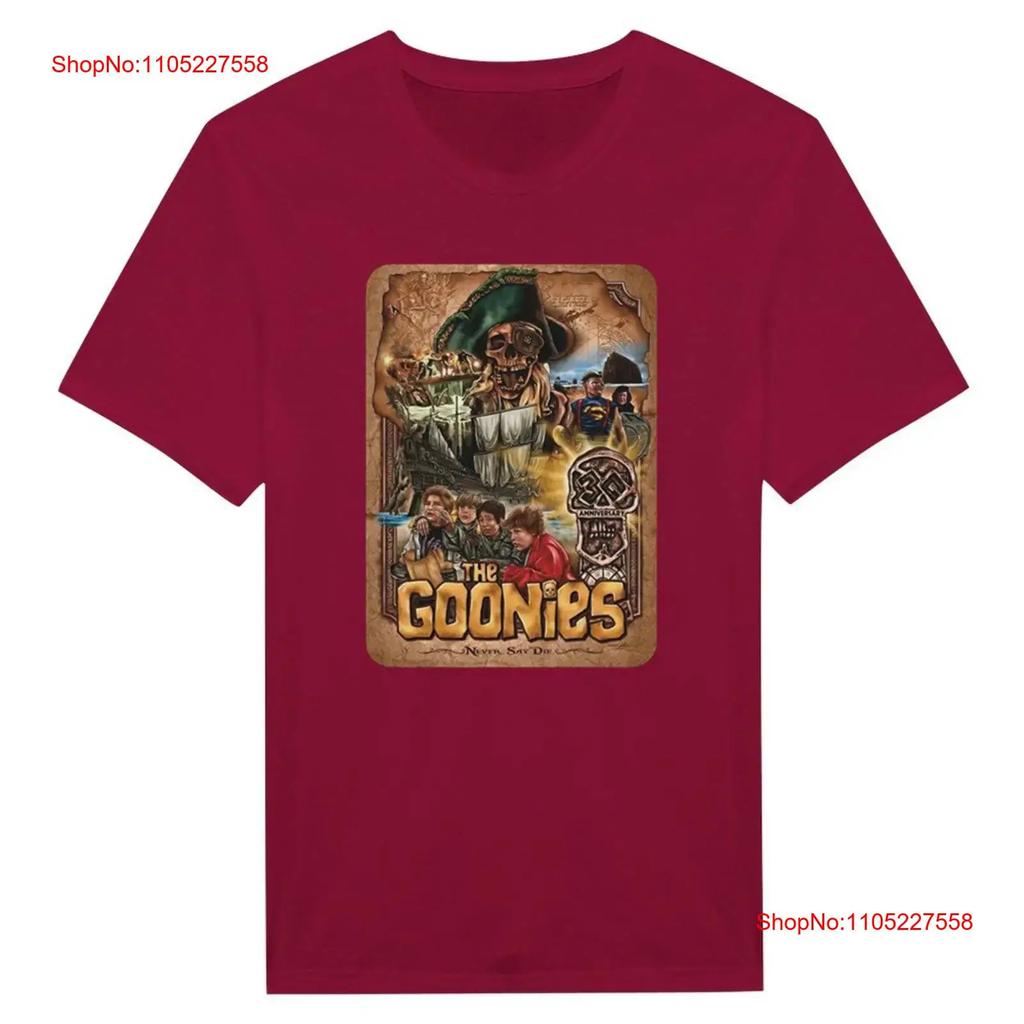 Classic Retro 80s Adventure Movie Goonies T Shirt Vintage Soft Casual Top For Everyday Wear Breathable Stretched