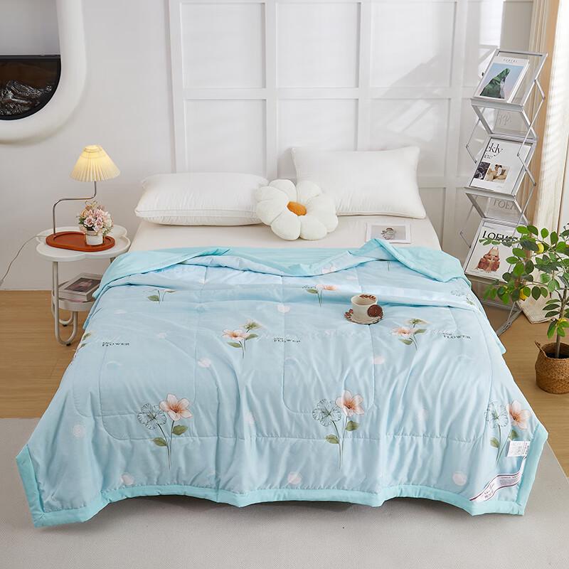 BGM Cloud Soft Floral Soy Fiber All-Season Quilt