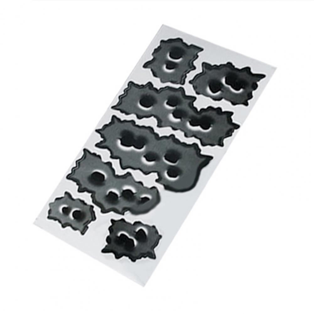 

Автомобильный Стайлинг, 3D наклейки, эмблема, символ, креативные персонализированные наклейки, поддельные пулевые отверстия, забавные наклейки на автомобильный шлем