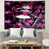 Custom Name Monster High Print Tapestry, Backdrop, Easy Setup, Ideal for Bedroom, Office & Living Room, with Aesthetic Wall Hanging Decor.