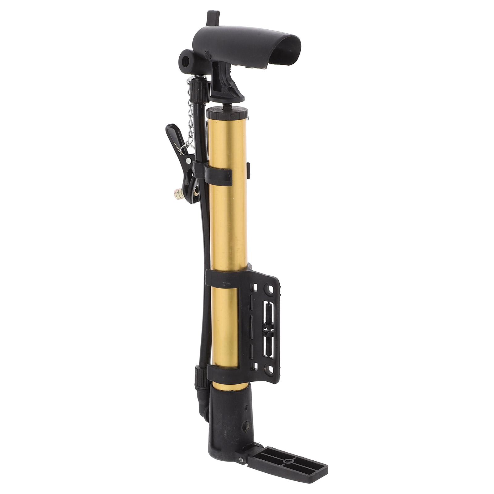 Portable Pump Mini Inflator Pump Bike Tire Pump Household Floor hand Pump Electric vehicle Quick Tire Inflation золотой