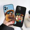 LO19 Cartoon Wasserschwein Softshell Handyhülle für Redmi Note 8 9 Pro Max 9S 9T 9C NFC 8T 8A 10A A4