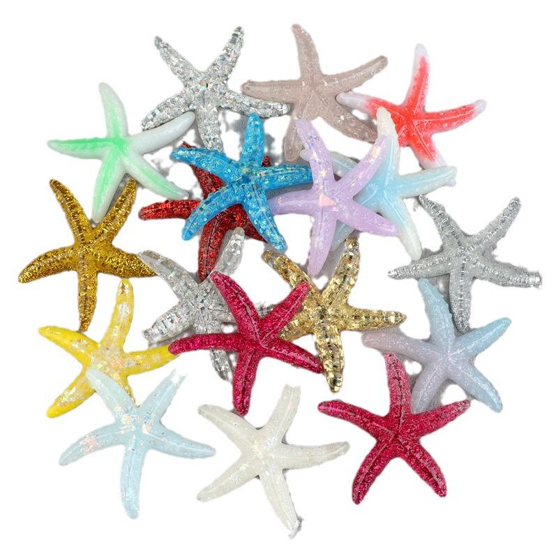 Starfish Resin Accessory Kit: Phone Case, Hair Clip, DIY Ocean Clog Patches