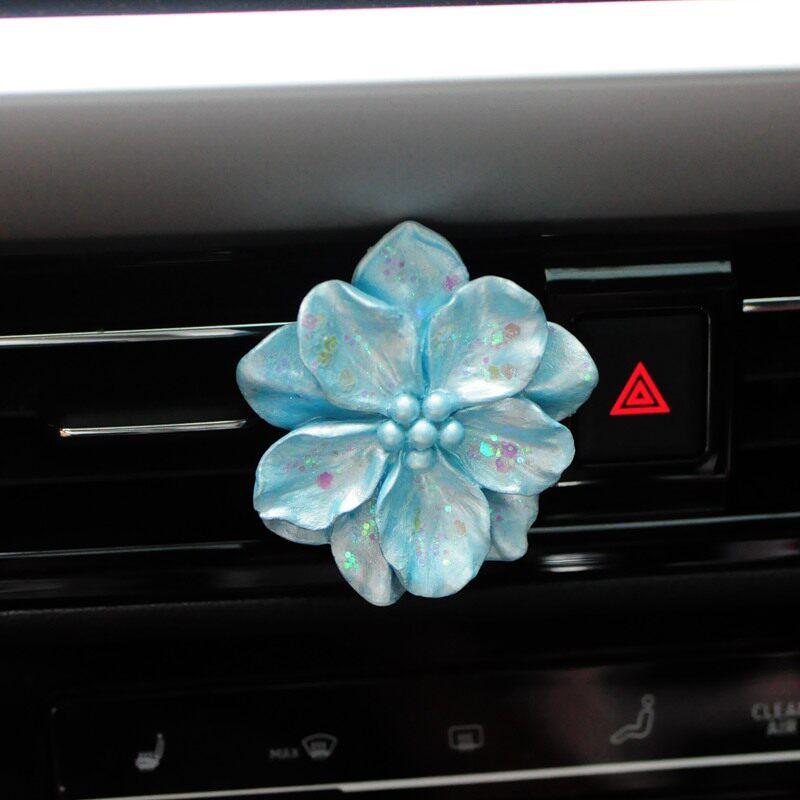 Car Air Vent Fragrance Diffuser, High-End Camellia Butterfly Aroma Stone, Car Interior Decoration Diffuser