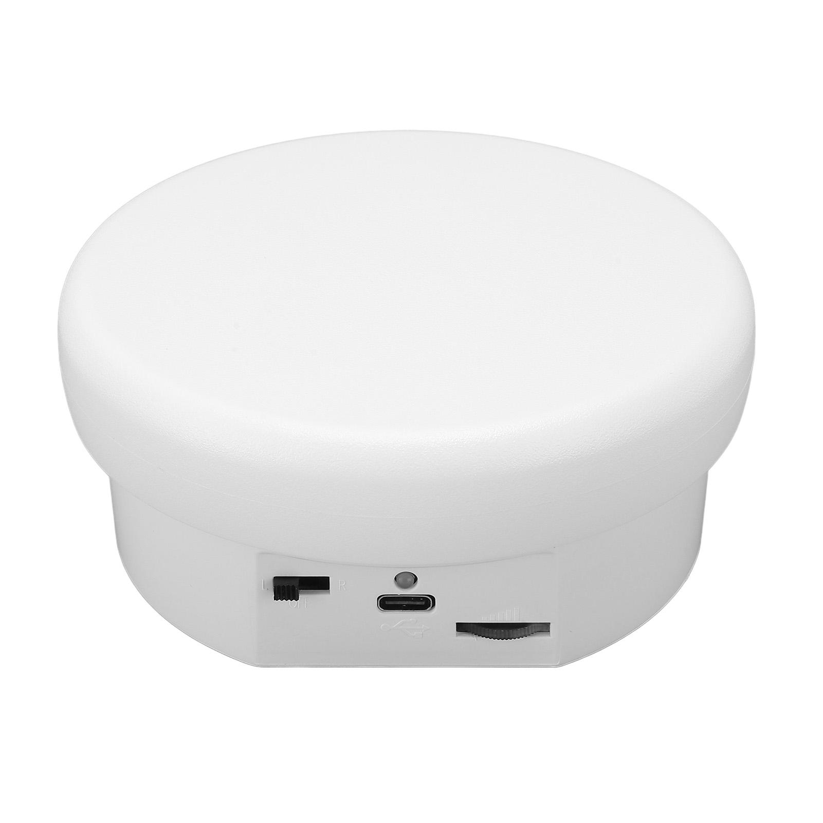 

Rotating Display Stand 360 Degree 6.6lb Load Bearing USB Batteries Power Supply Electric Rotary Base for Jewelry