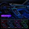 Car Interior LED USB Light Strip - Atmosphere & Cold Lighting, Wireless Installation