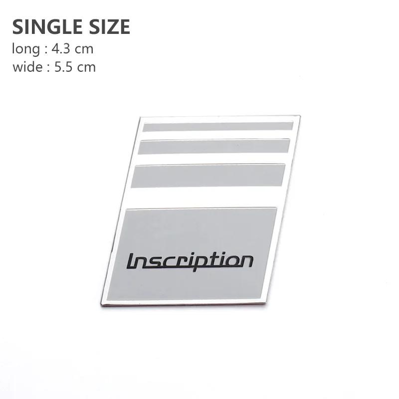 1Pc 3D Aluminium Thin Car Side Fender Rear Trunk Emblem Badge Sticker for XC60 XC90 XC40 V40 V60 V90 S60 S90