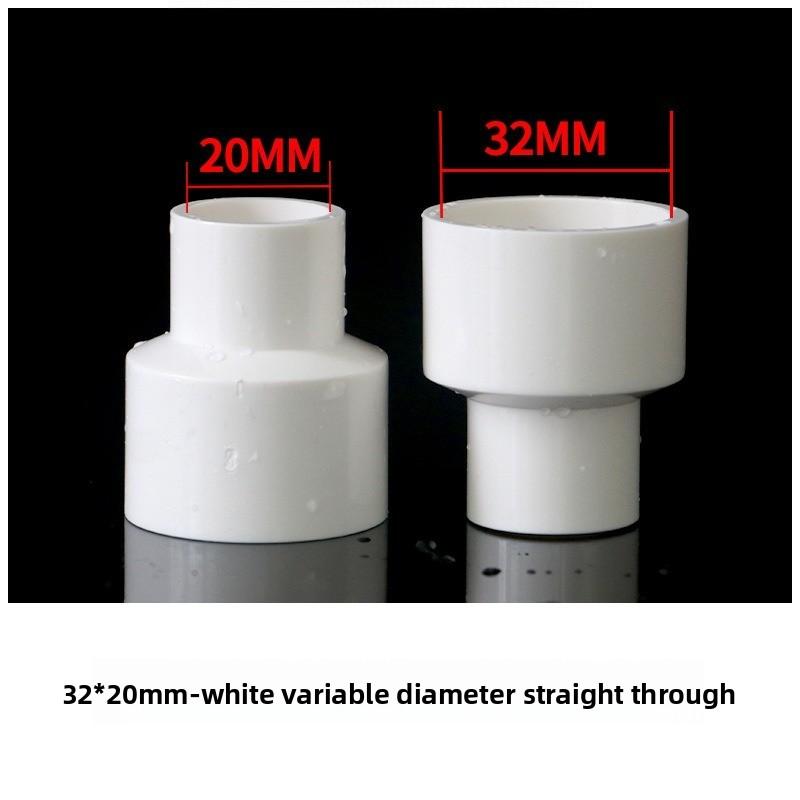 

1Pcs 20/25/32/40/50/63/75/90/110mm PVC Reducing Socket Metric Solvent Weld Pressure Pipe Fitting Connector Aquarium Irrigation
