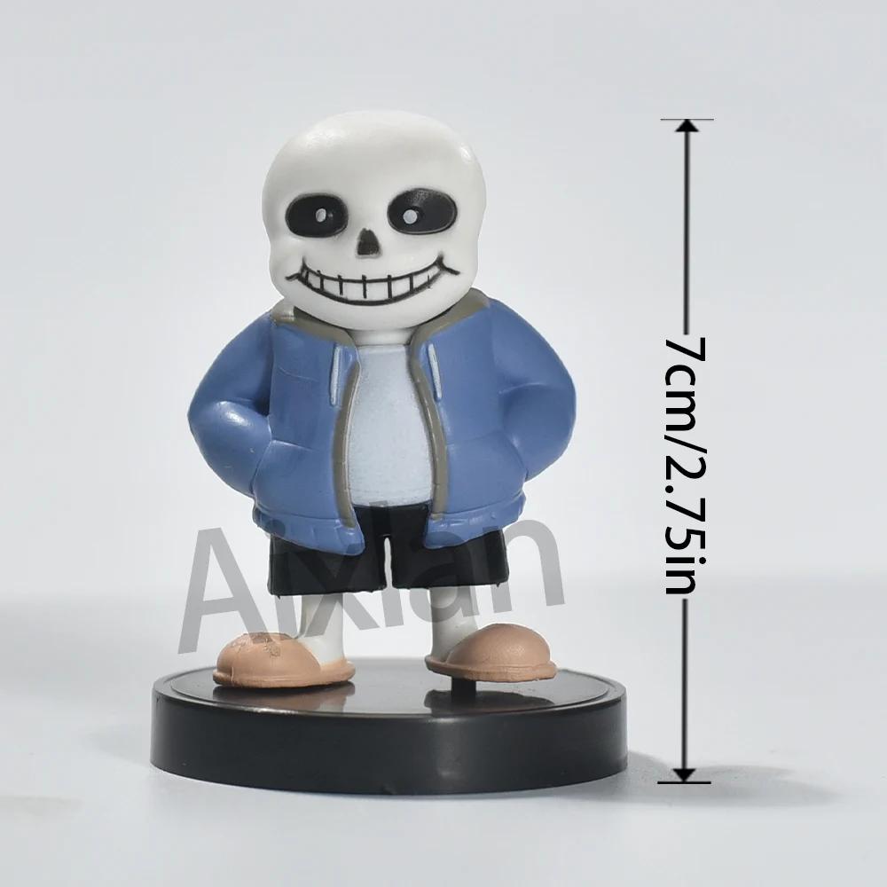 Aixlan UNDERTALE Figure Flowey Sans Q Version PVC Action Figure Amine Birthday Gift Collectible Figurine