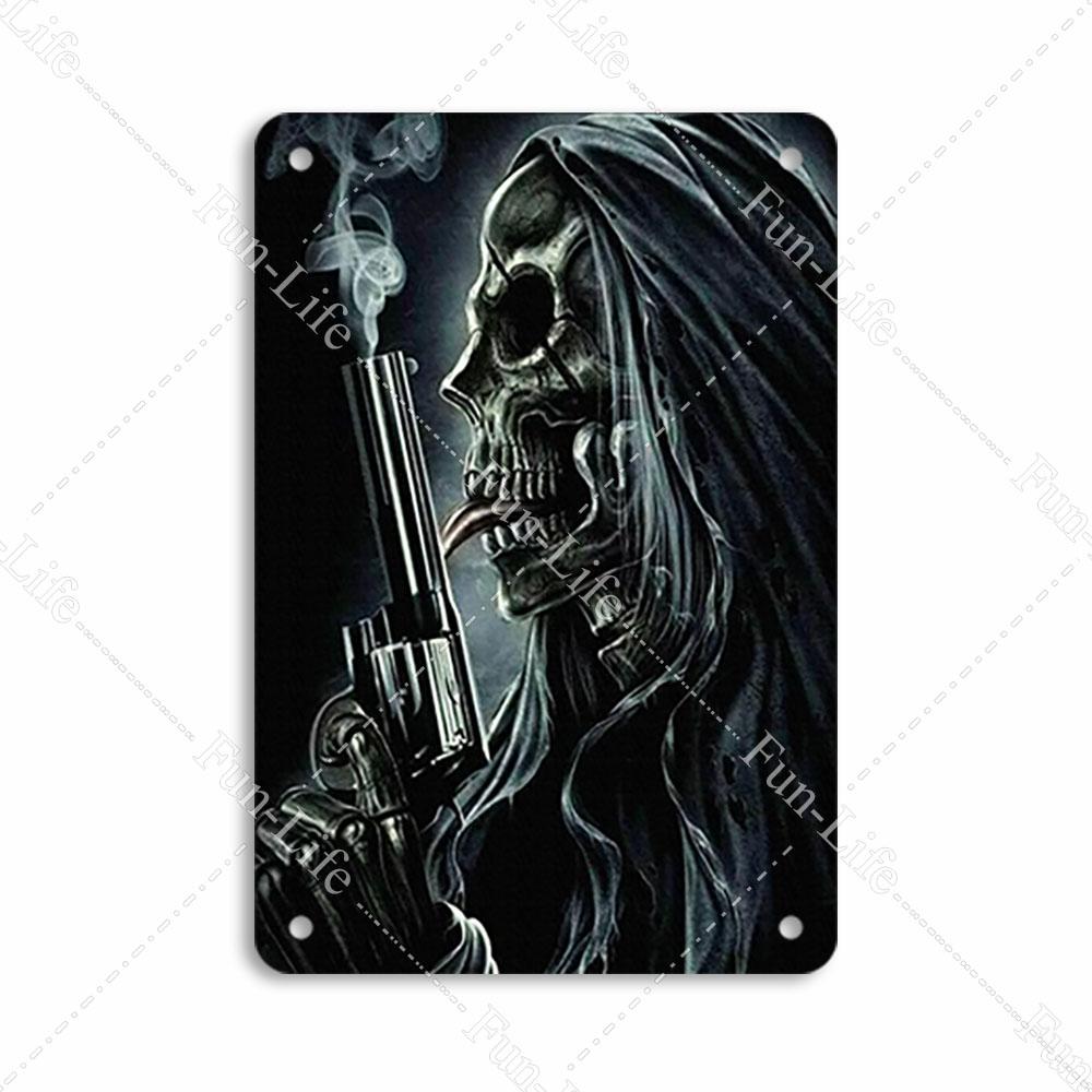 Easter Plaque Metal Tin Signs Shabby Chic Painting Poster Skeleton Vintage Wall Art Sticker Pub Bar Home Casino Decor 20x30 cm