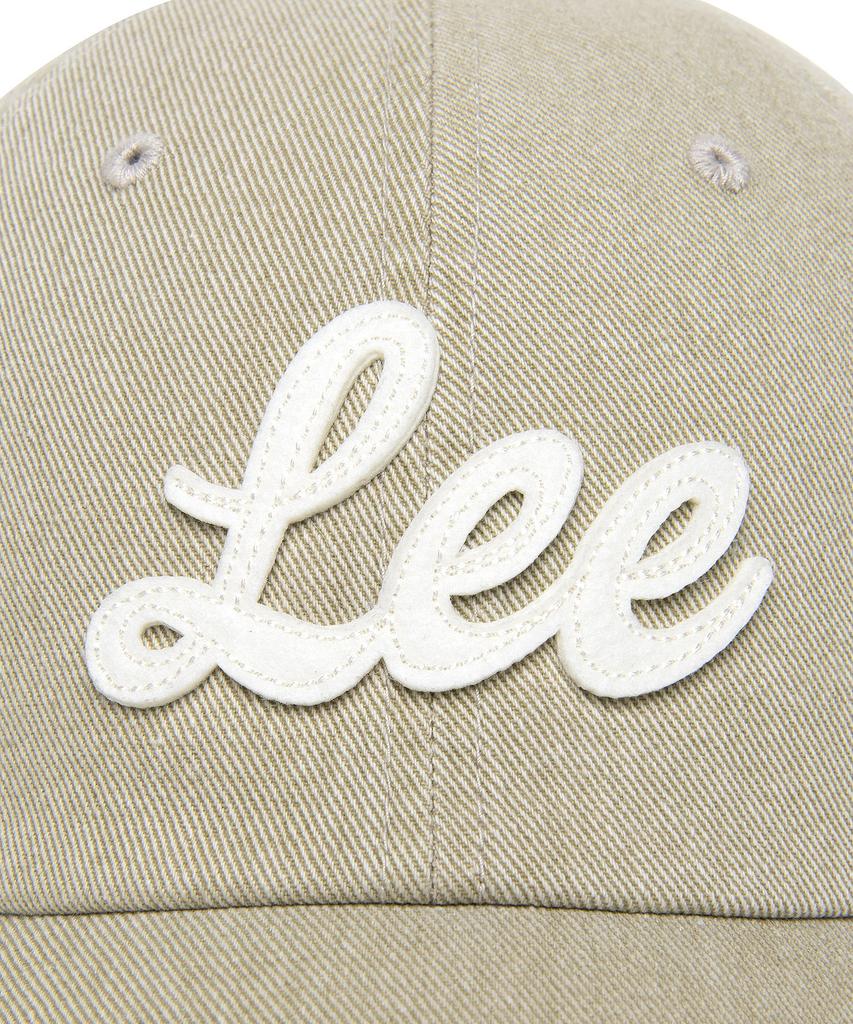 LEE Union Logo Cotton Ball Cap Beige