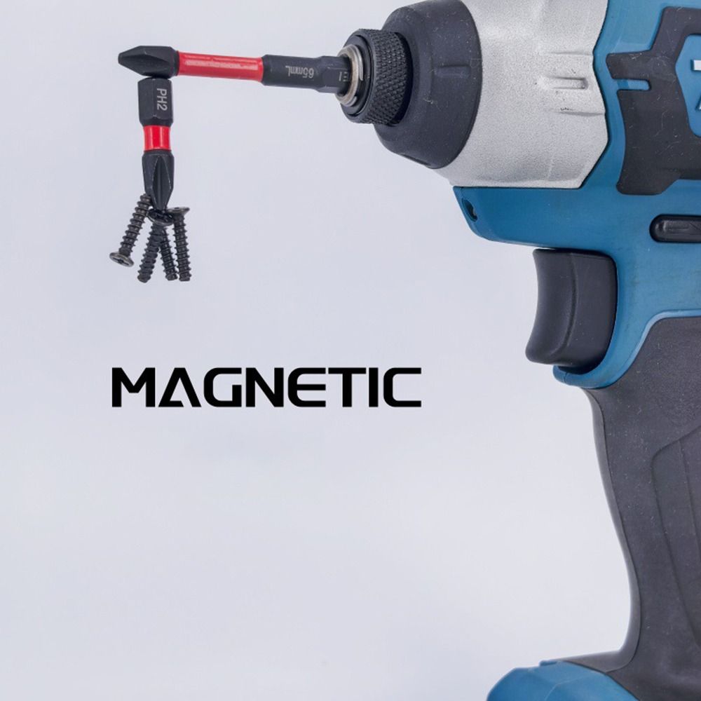 10in1 Mixed 2Inches Impact Screwdriver Bit Magnetic with Storage Organizer S2 Alloy Steel Bit Impact X50 50-75mm Anti-Slip