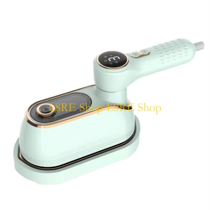 L8RE Steam Iron for Clothes Horizontal Vertical Steaming Dry Ironing 90° Rotatable Fast Heating Handheld Clothing Steamer