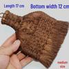 Handmade Calligraphy & Painting Brush with Brown Handle and Tiger Stone Maintenance Tool