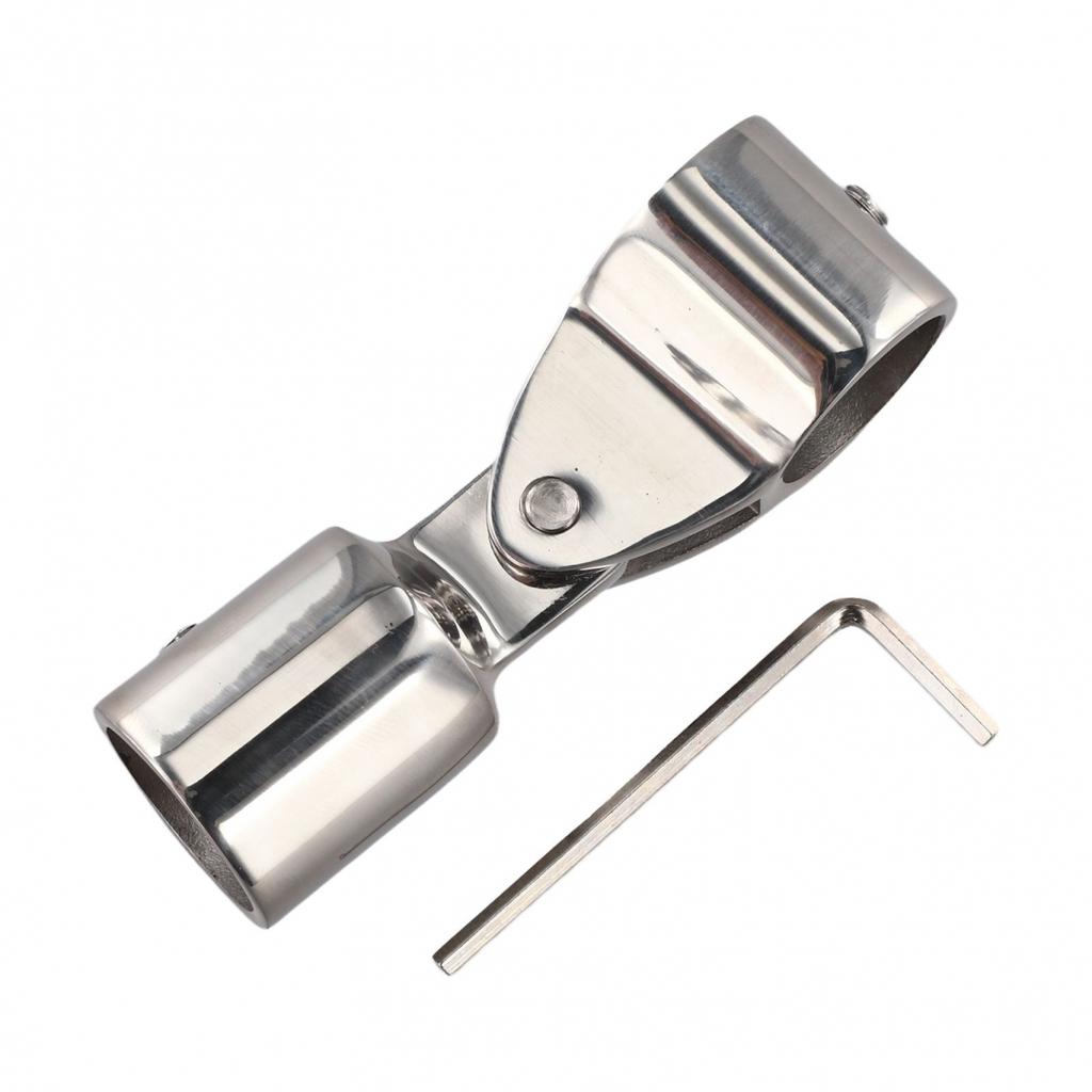 316 Stainless Steel Awning Adjustable Slide Fitting Fits Various Boat Setups