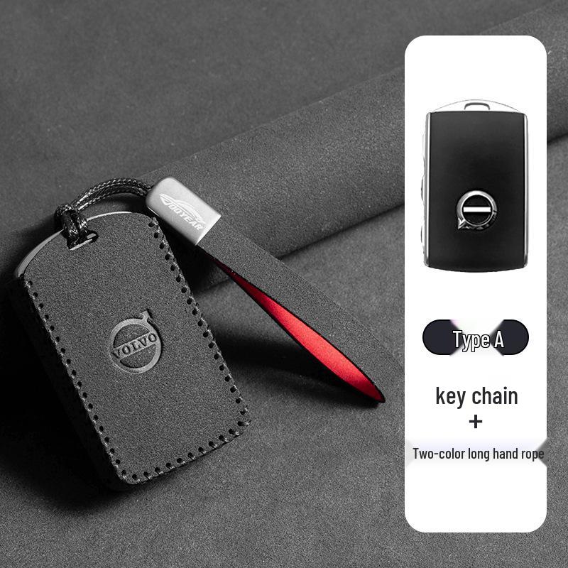 Volvo XC60/S90/XC40/XC90 Key Cover for Men & Women – Premium Case with Buckle & High-end Rope