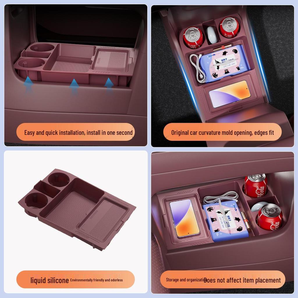 Fits 26 NIO ES9 Models: Multifunctional Center Console Lower Storage and Glasses Box.