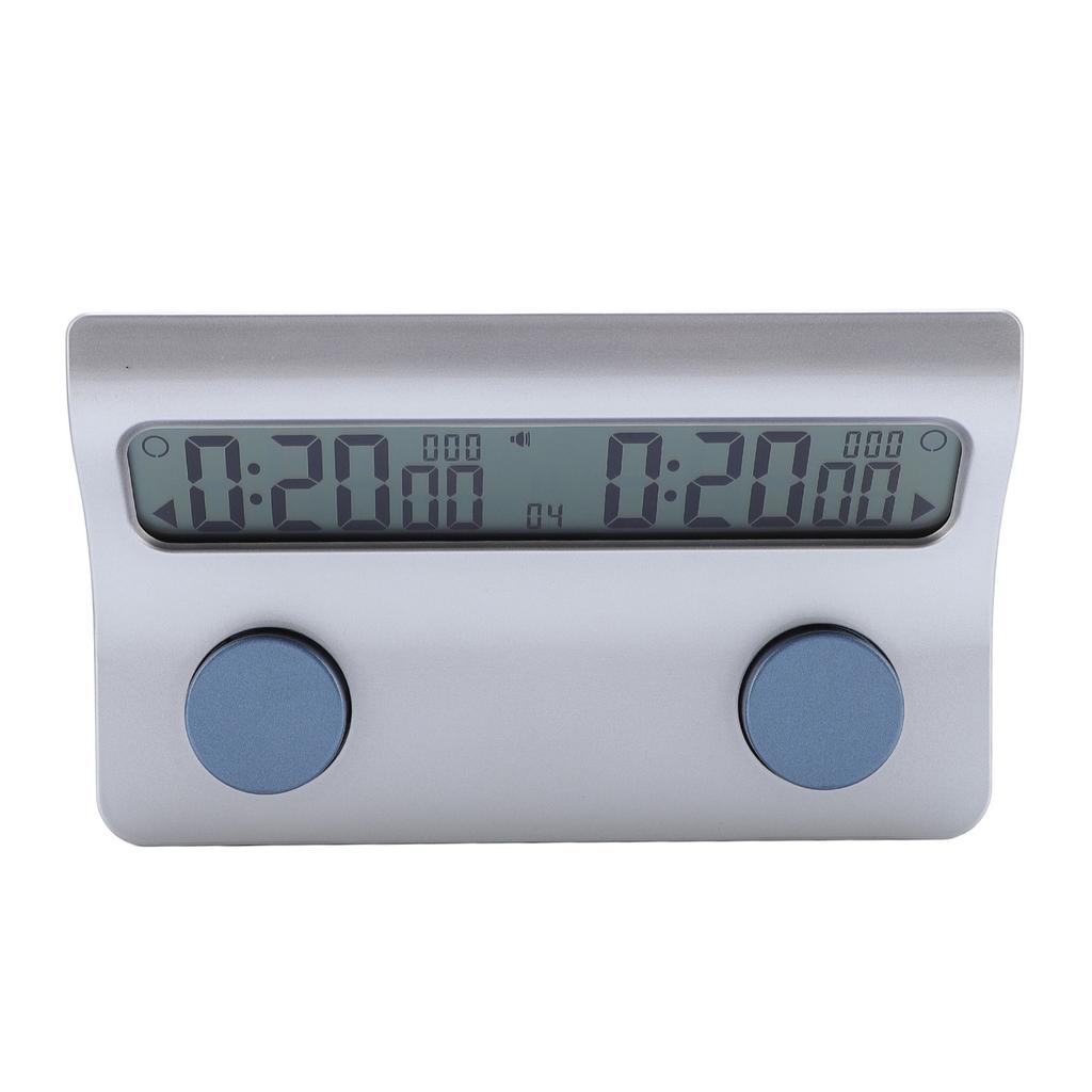 Chess Clock Timer Voice Broadcast Reward and Delay Mode Digital Chess Timer with Large Display for