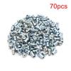 10/20/25/30/40/50/70/100pcs 5mm Thread Dia 15 x 8mm Brake Cable Wire Solderless Nipple Screw Silver Screw For Motorcycle