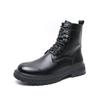 Men Ankle Boots Brogues Motorcycle Casual Retro Boots Men’s Wingtip Dress Formal Leather Tuxedo Wedding Boots