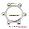 2 Pièces 44/48mm Moyeu de Vélo Rotor de Frein à Disque Fileté pour Roue Libre Bride à 6 Boulons