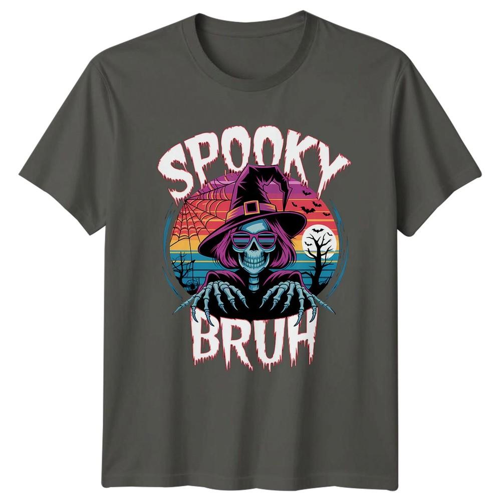 Spooky Bruh Halloween Holidays Unisexs TShirt Unisexs Graphic Tee S