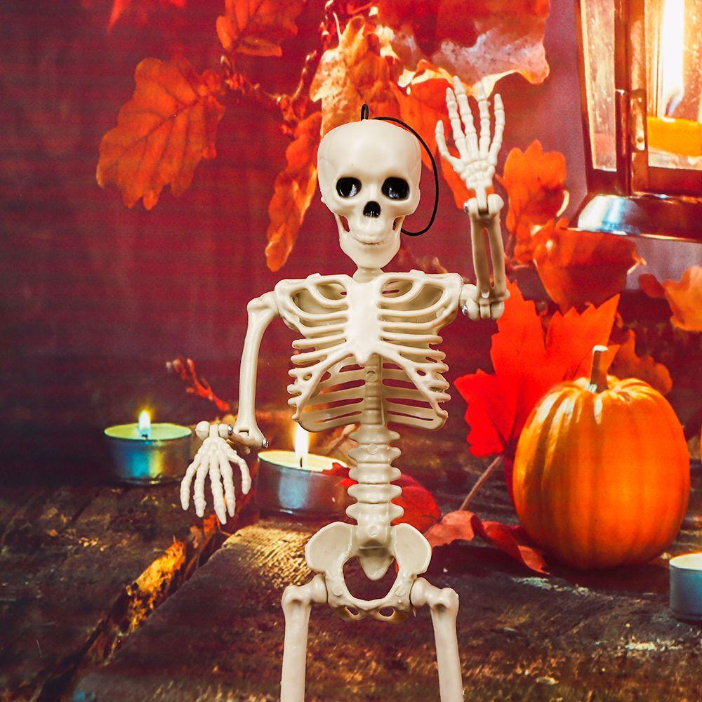 40*10cm Party Decoration Outdoor Scary Props Poseable Size Halloween Human Skeleton