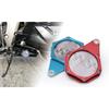 Aluminum Alloy Hexagonal Motorcycle Tax Plate Waterproof Universal Vehicle License Plate Decoration
