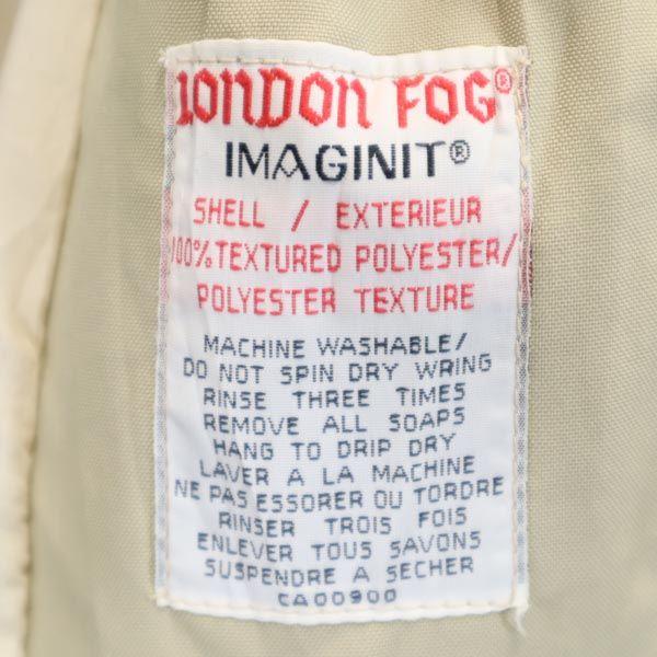 LONDON FOG 80s vintage Long sleeve Stainless collar coat 16 1/2 Khaki Women Used