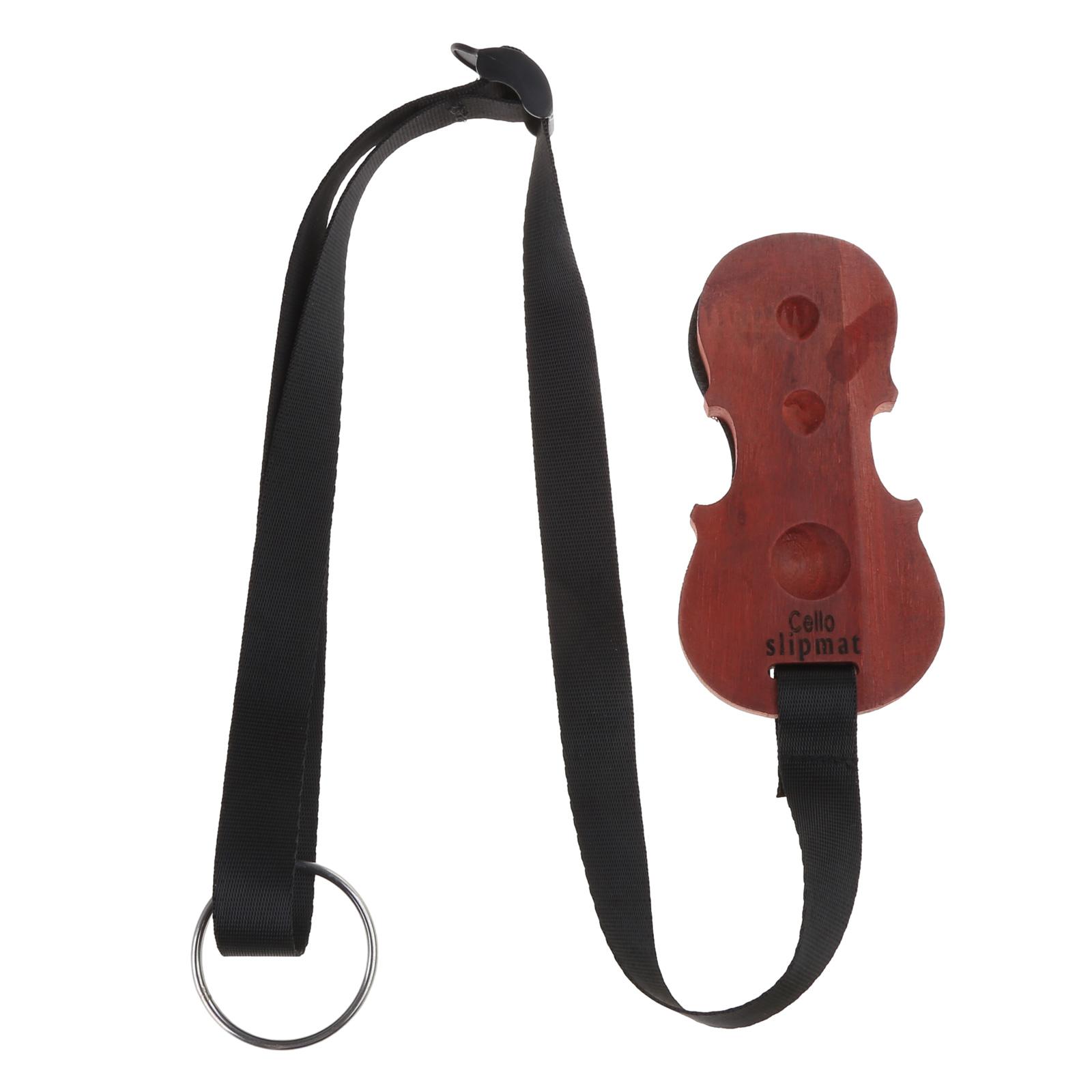 

Підставка для шпіля віолончелі з масиву дерева Нековзний стопор Захисник-якір з 3 отворами Тримач Нековзний килимок Накладки для підставки шпіля віолончелі B