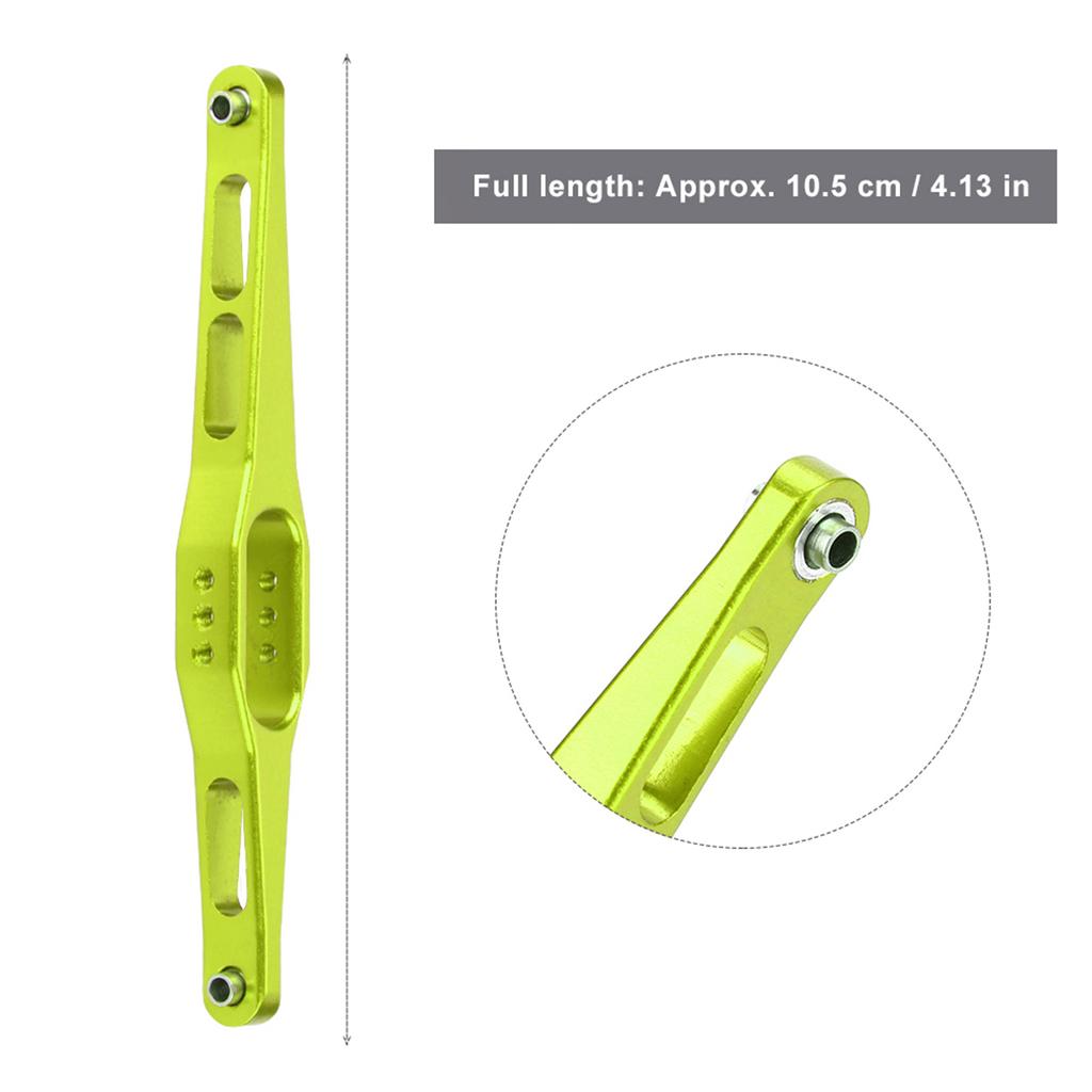 2 szt. Tylne wahacze wleczone Dolne ramię zawieszenia Dźwignia dla WLtoys 1 12 12428 Samochód RC (Zielony 0023G)