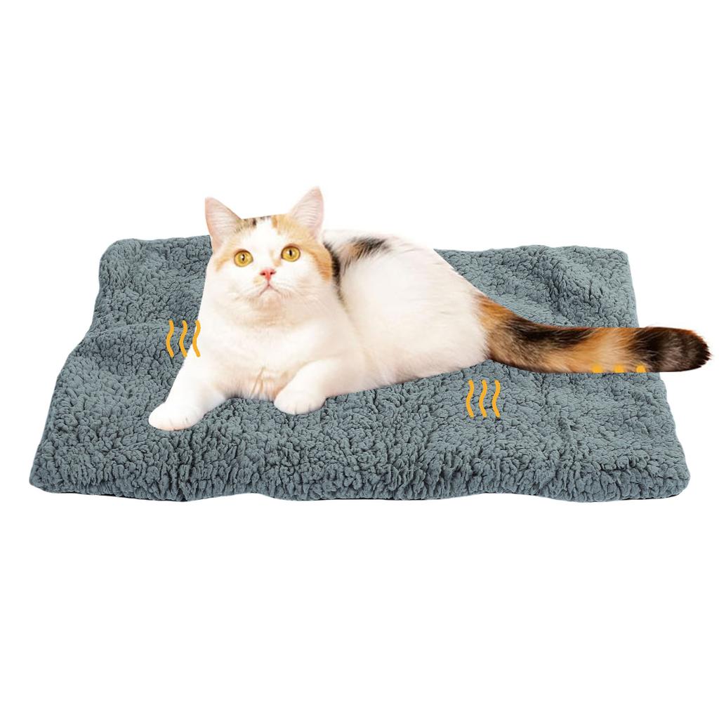 Warm Pet Pad Comfortable Plush Dog Sleeping Bed Mat Anti Slip Soft Cat Pad for Cold Weather